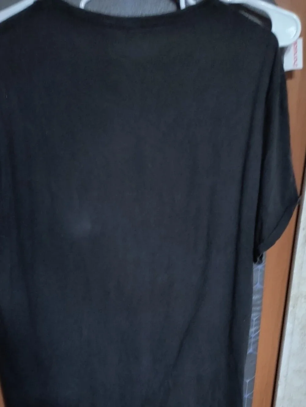 Batman Black Tee with Red Bat Emblem
